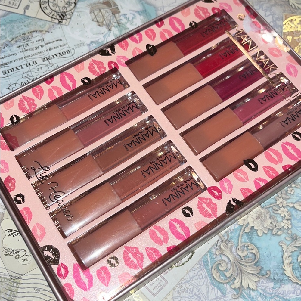 Mannakadar Beauty “lip heaven” 10pc liquid stains
